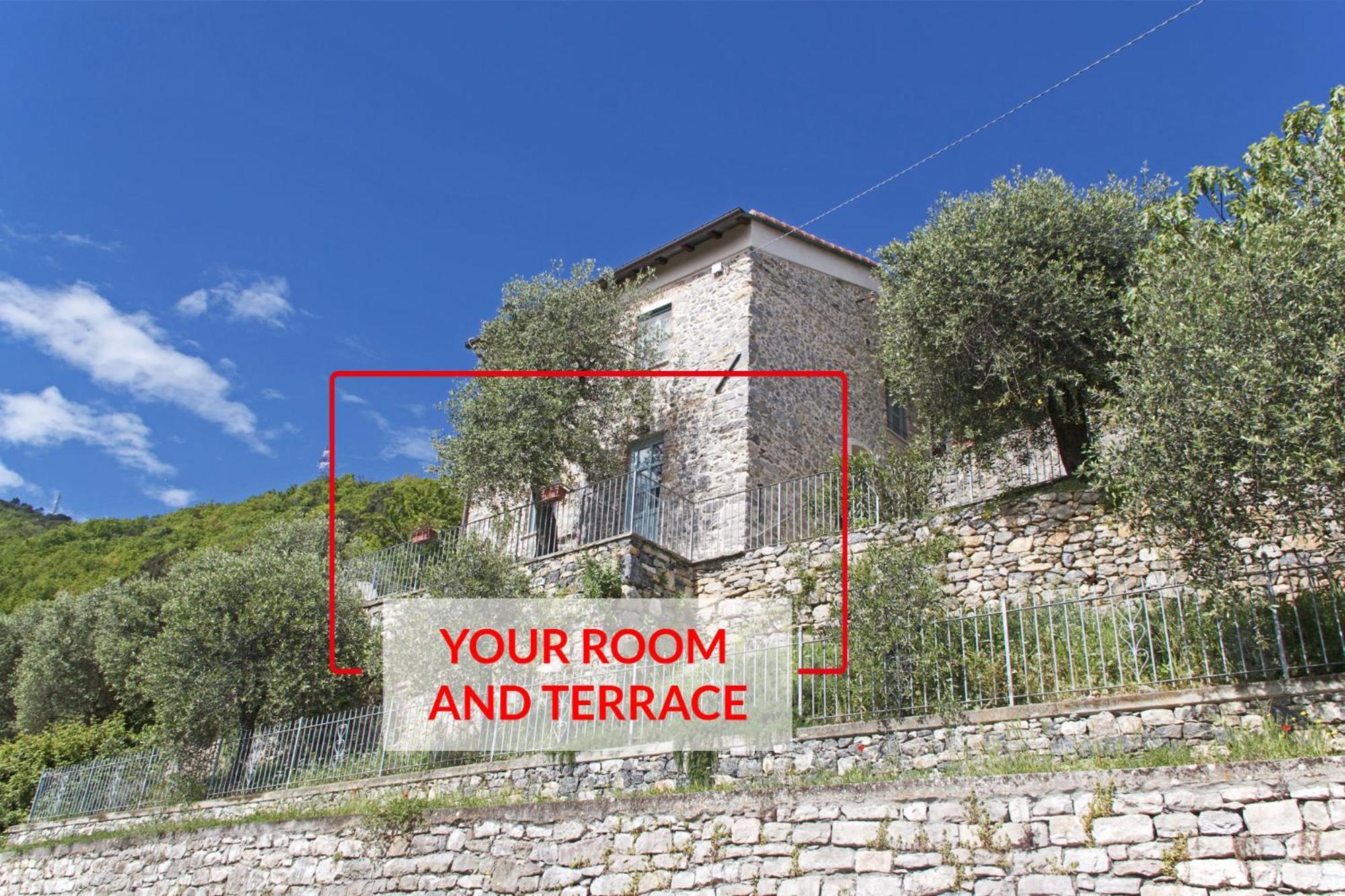 La Terrazza Con L'Ulivo - Guesthouse Con Terrazza E Vista Sul Golfo Dei Poeti La Spezia Ngoại thất bức ảnh